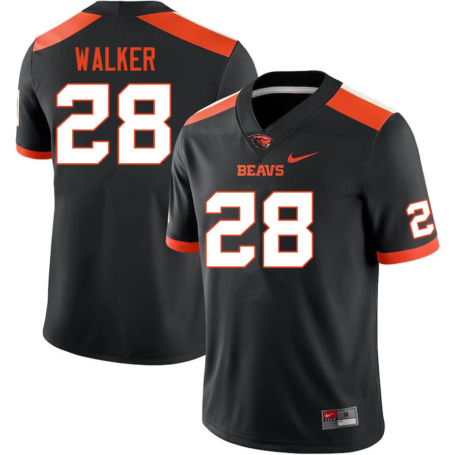 Men #28 Trent Walker Oregon State Beavers College Football Jerseys Sale-Black